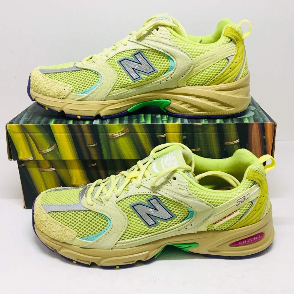 New Balance 530 Salehe Bembury Mr530pr Yellow Green Men’s Sneaker 10 D - Medium